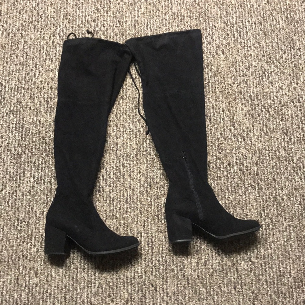 Over the knee boots wide calf